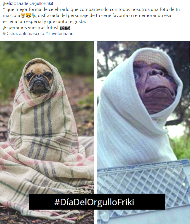 Ideas post redes sociales Orgullo Friki