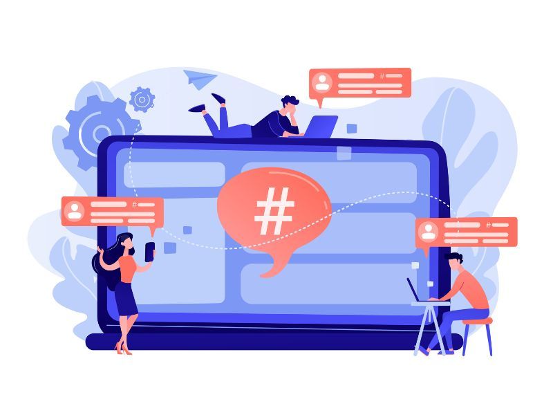 Uso de hashtags en Redes Sociales